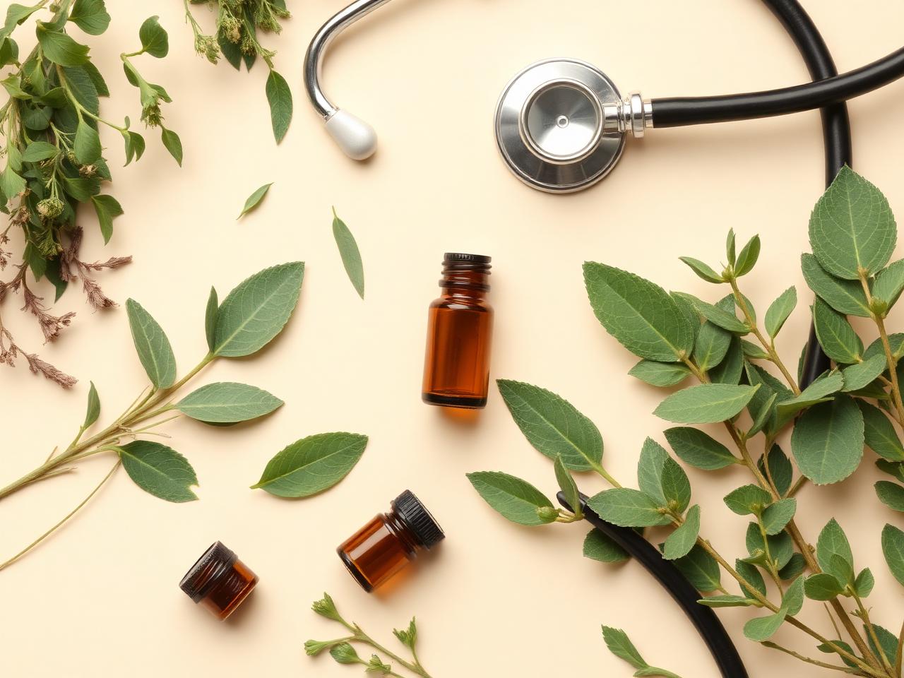 Natural remedies and clinical tools laid out together
